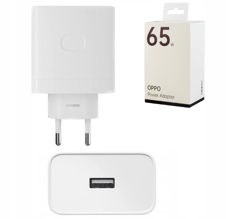 OPPO USB nástenná nabíjačka pre Oppo 6500 mA 10 V VCA7JAEH biela